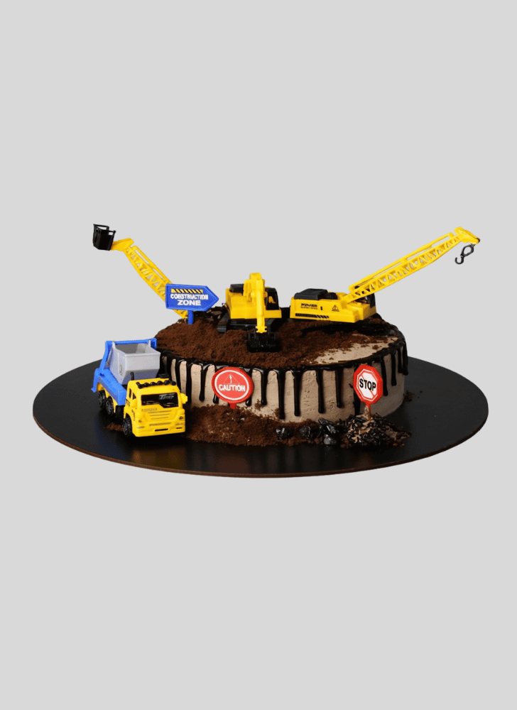 Handsome JCB Cake