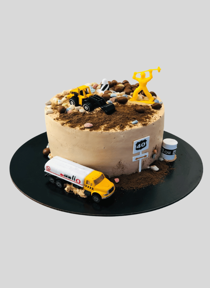 Mesmeric JCB Cake
