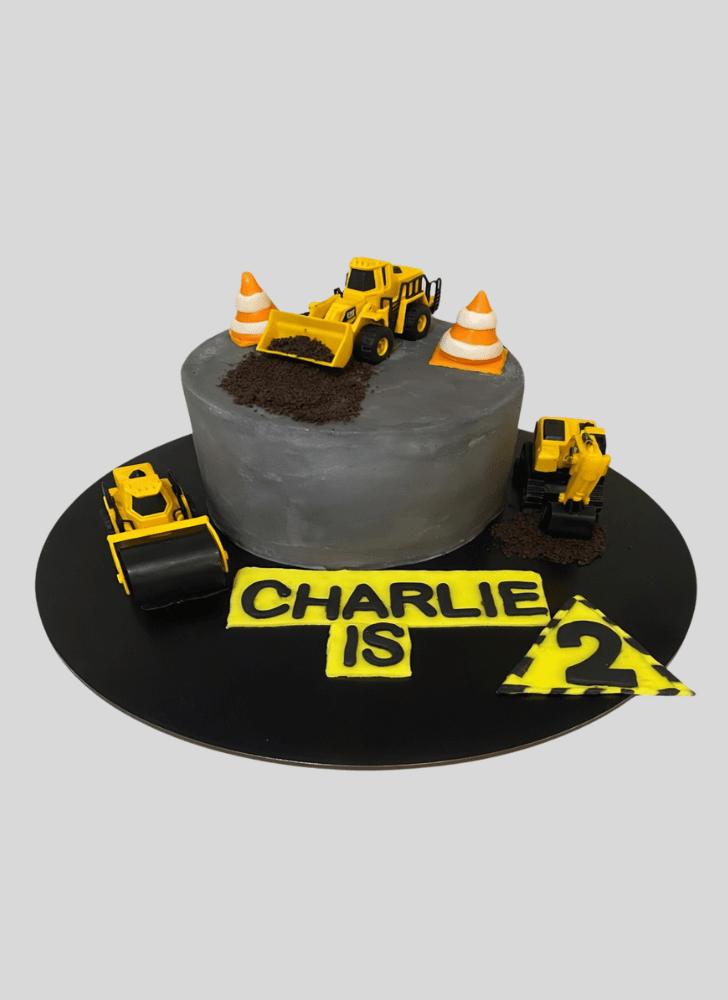 Pleasing JCB Cake