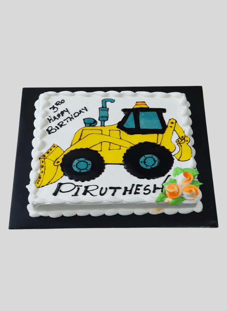 Resplendent JCB Cake