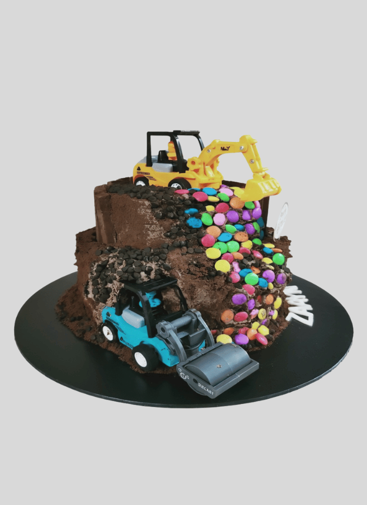 Shapely JCB Cake