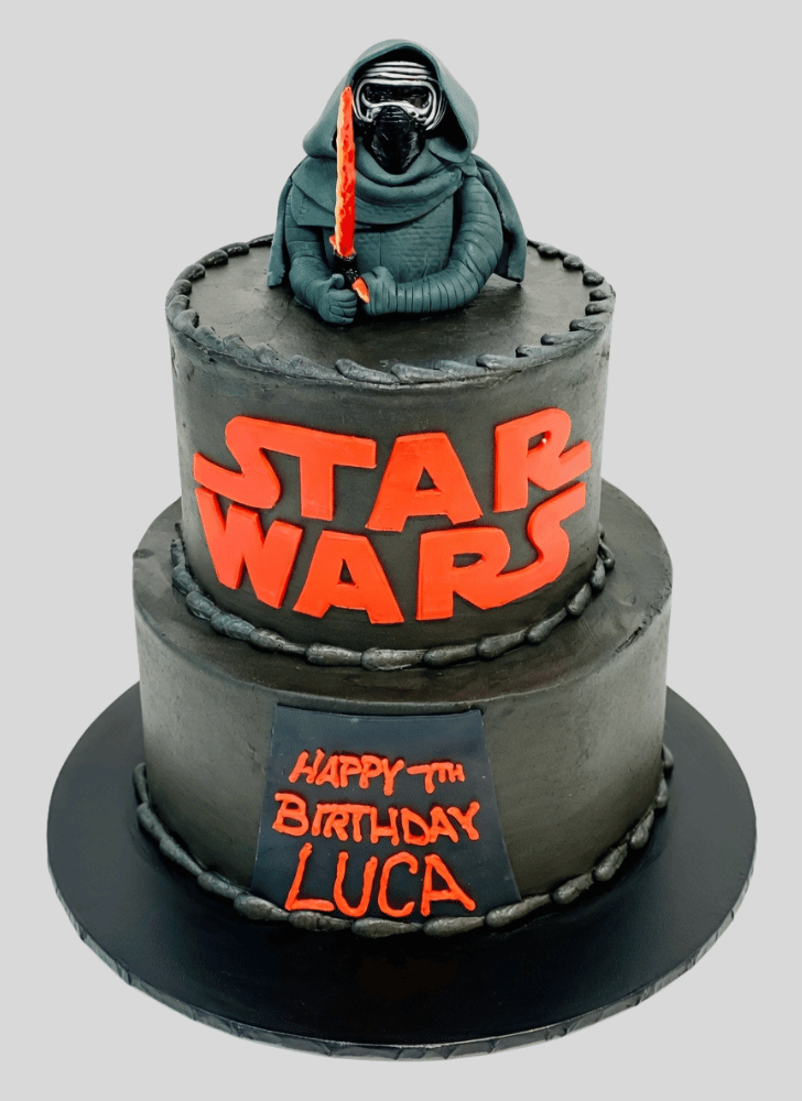 Alluring Kylo Ren Cake