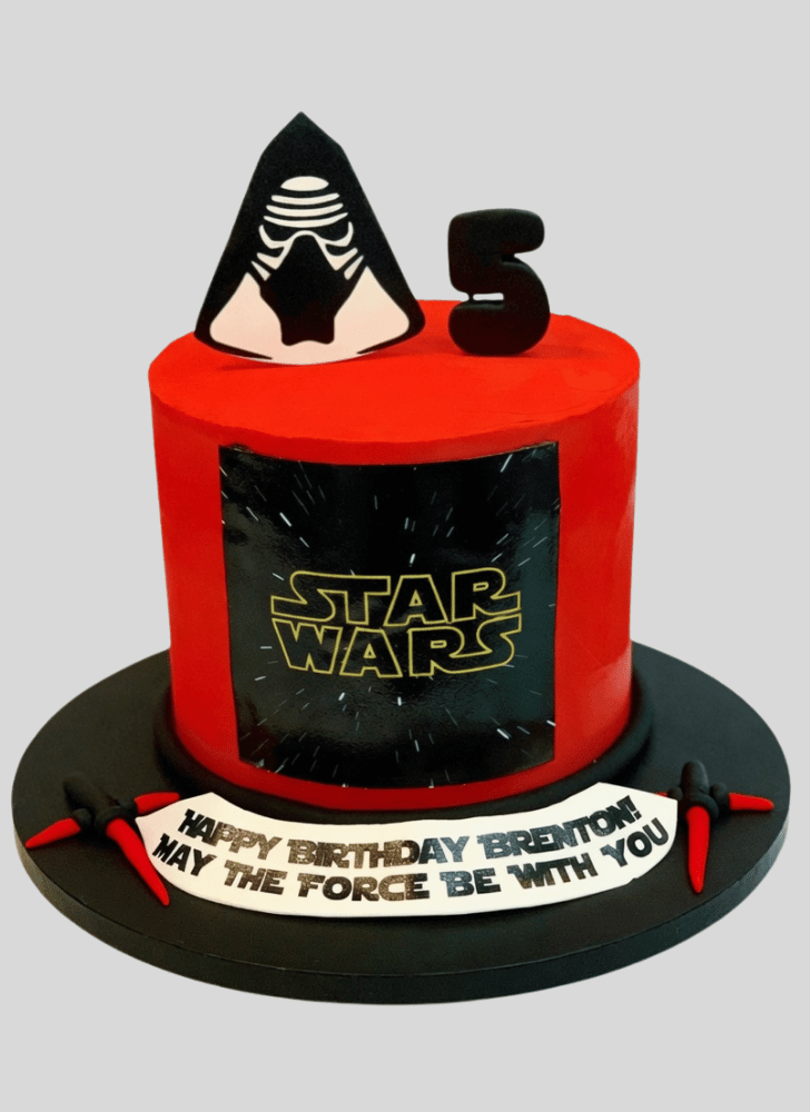Elegant Kylo Ren Cake