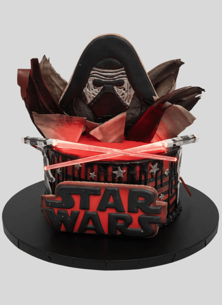 Enthralling Kylo Ren Cake