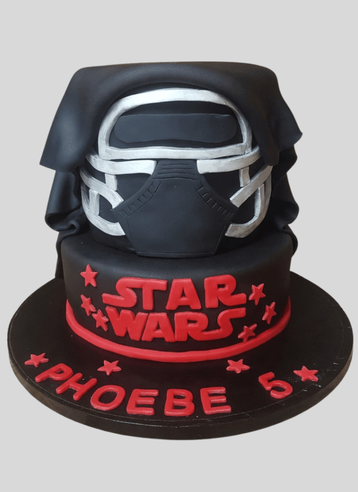 Fascinating Kylo Ren Cake