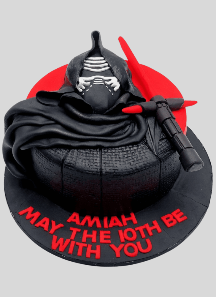 Good Looking Kylo Ren Cake