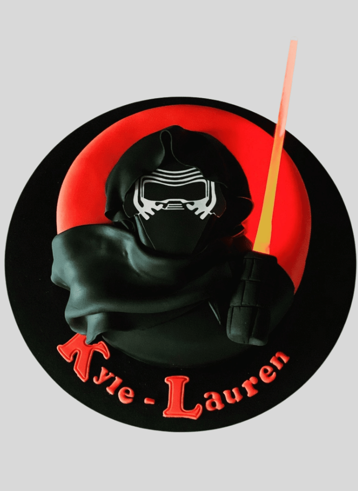 Magnetic Kylo Ren Cake