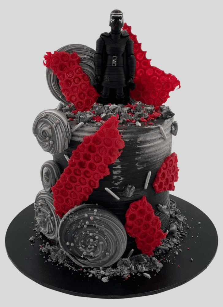 Shapely Kylo Ren Cake