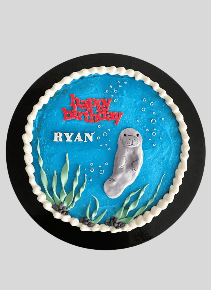 Bewitching Manatee Cake