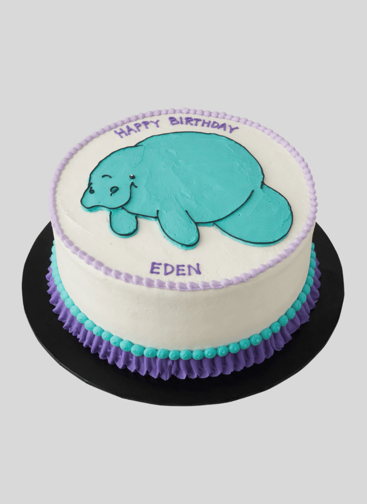 Delicate Manatee Cake