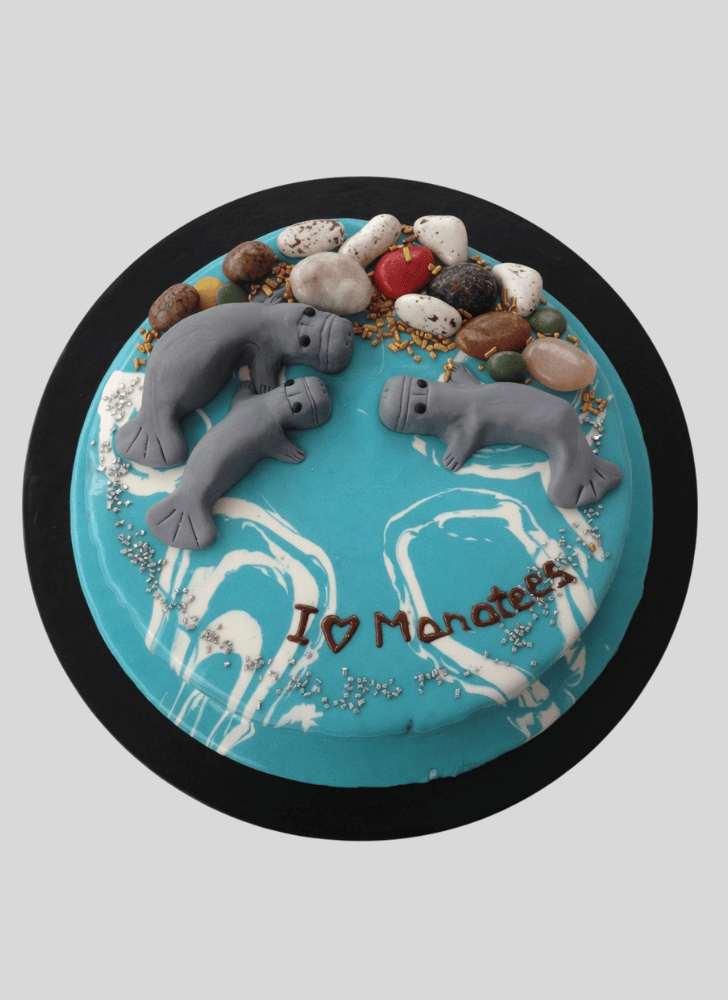 Fetching Manatee Cake