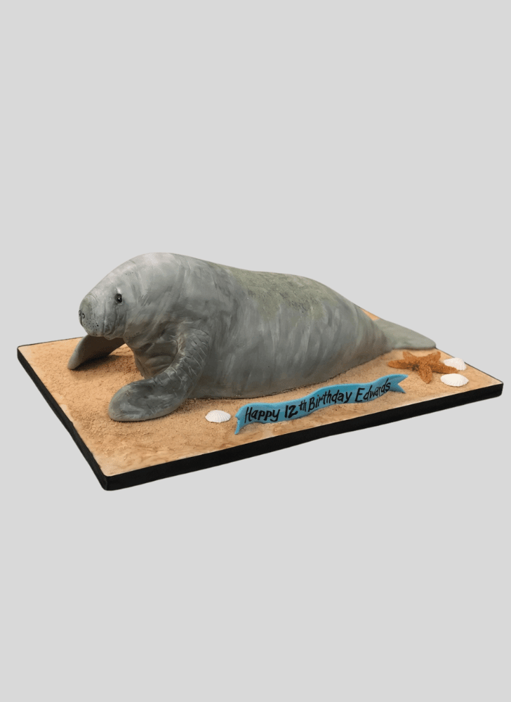 Gorgeous Manatee Cake