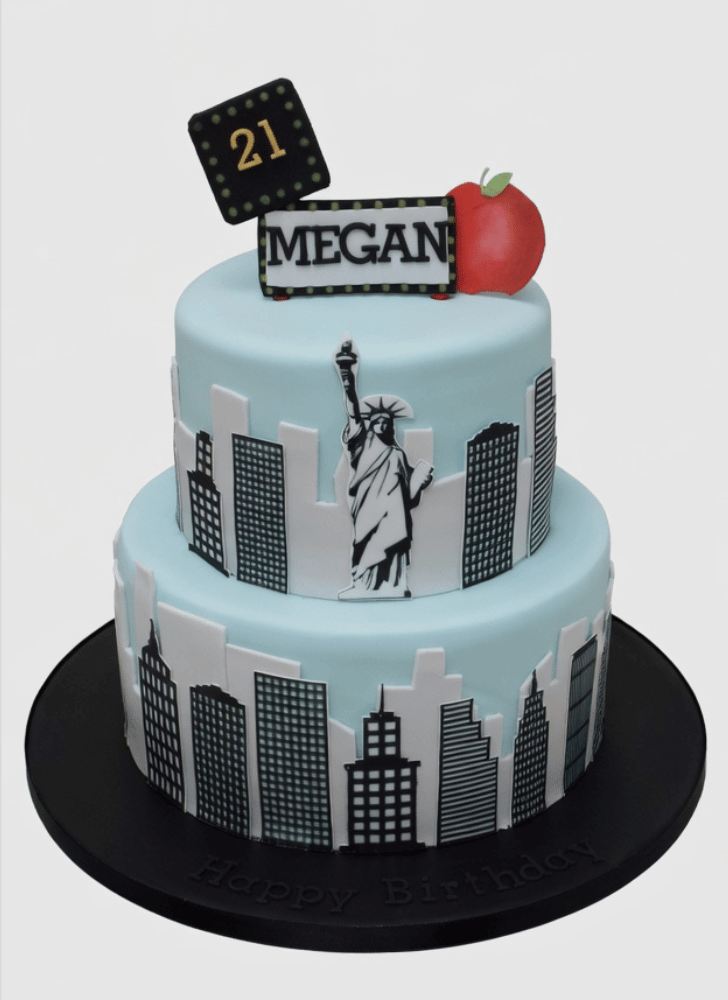 Adorable New York Cake