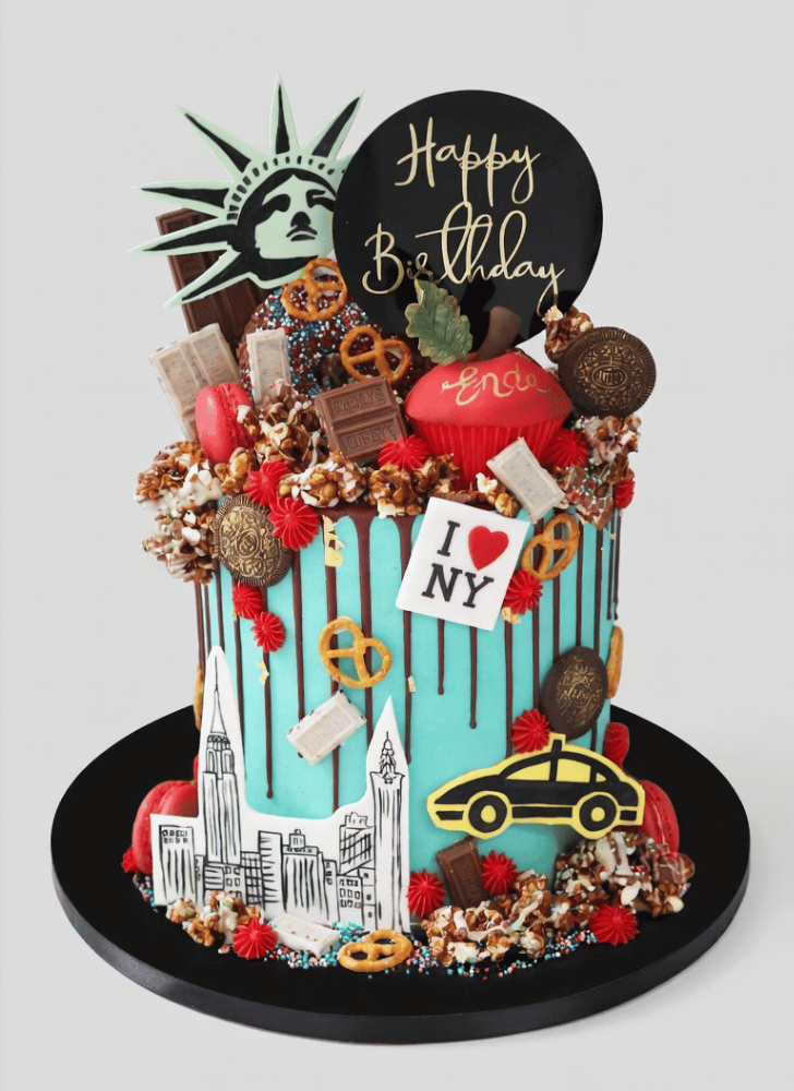 Alluring New York Cake