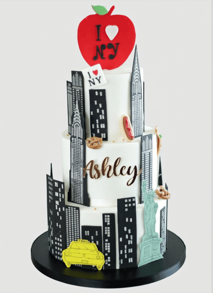 Appealing New York Cake