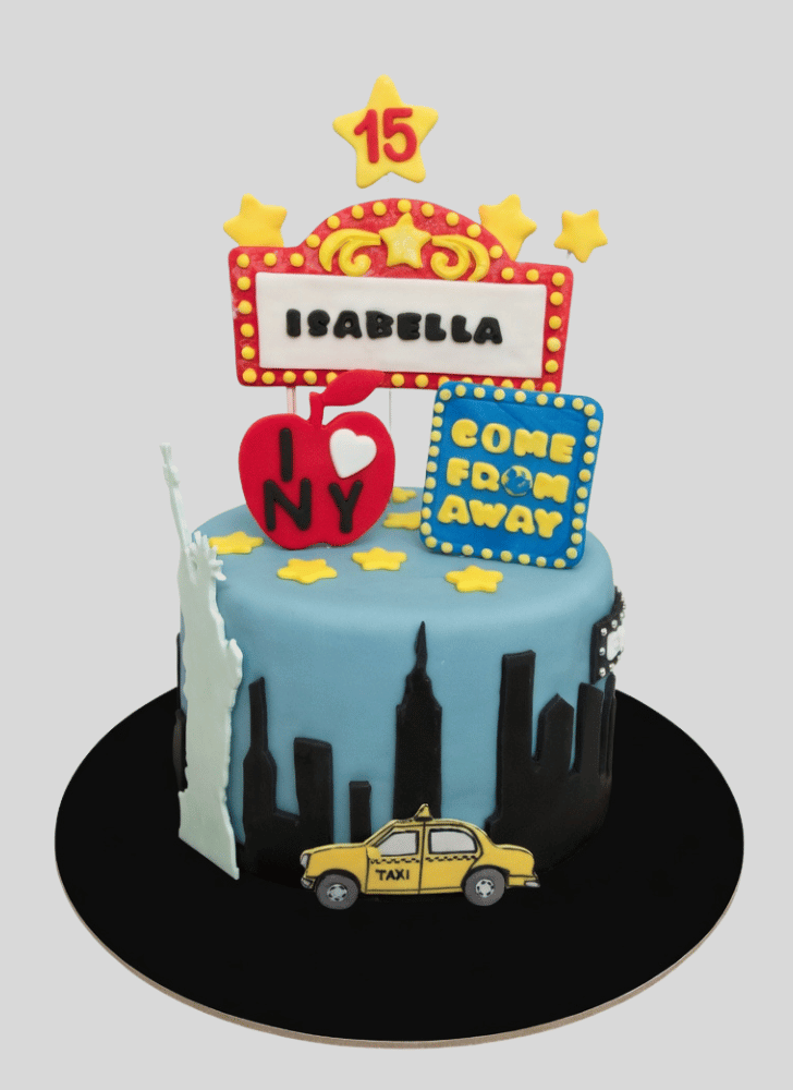 Cute New York Cake