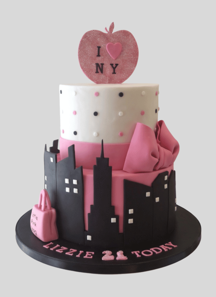 Enticing New York Cake