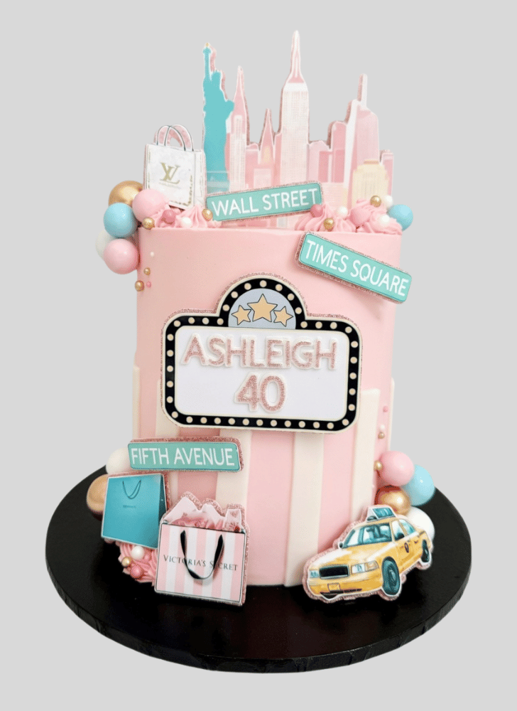 Inviting New York Cake