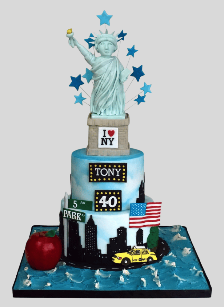 Lovely New York Cake Design
