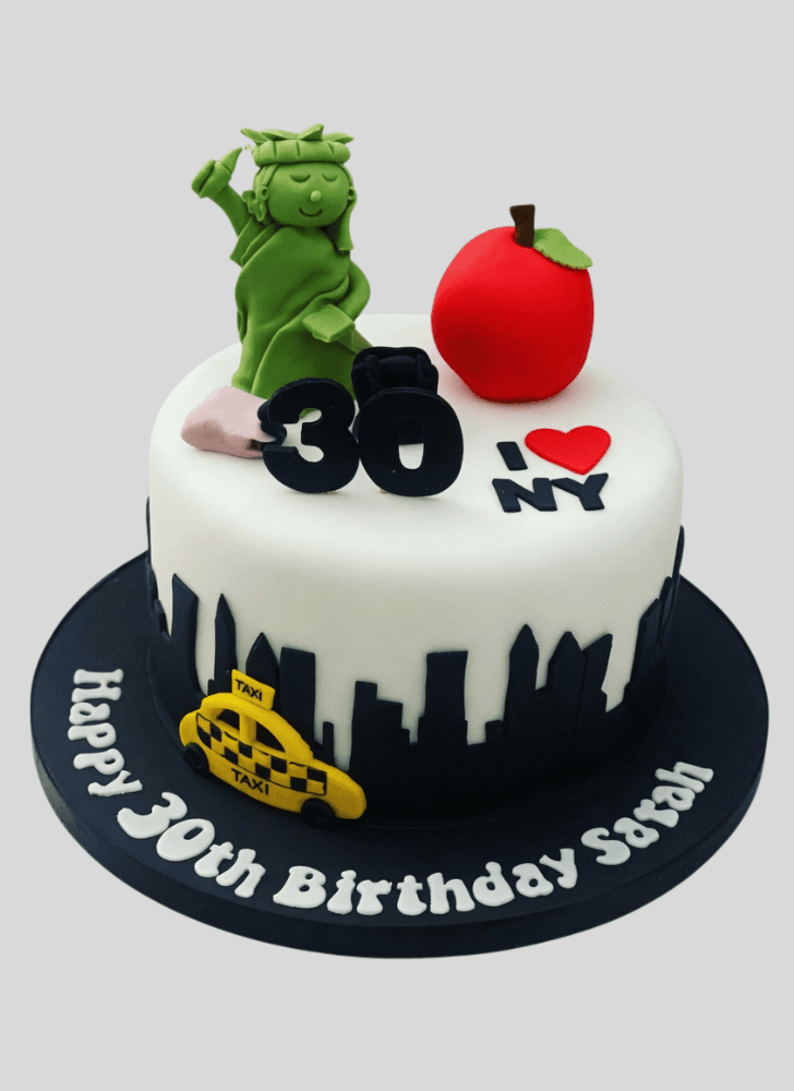 Resplendent New York Cake