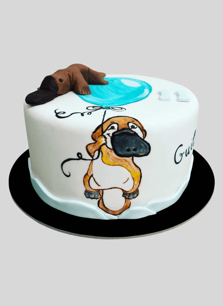 Delicate Platypus Cake