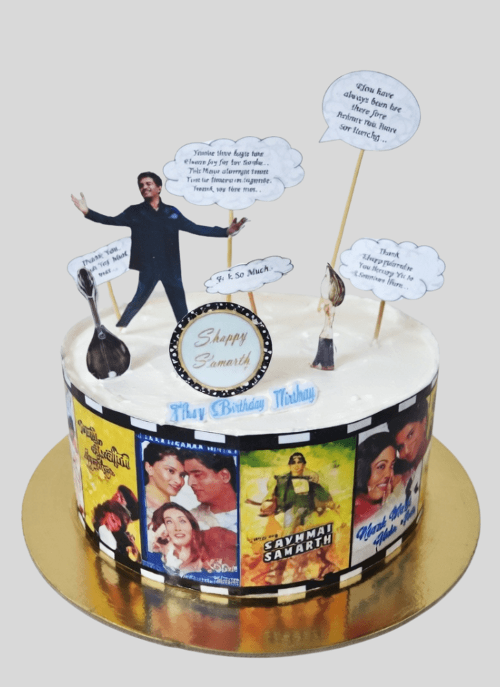 Delicate Shahrukh Khan Cake