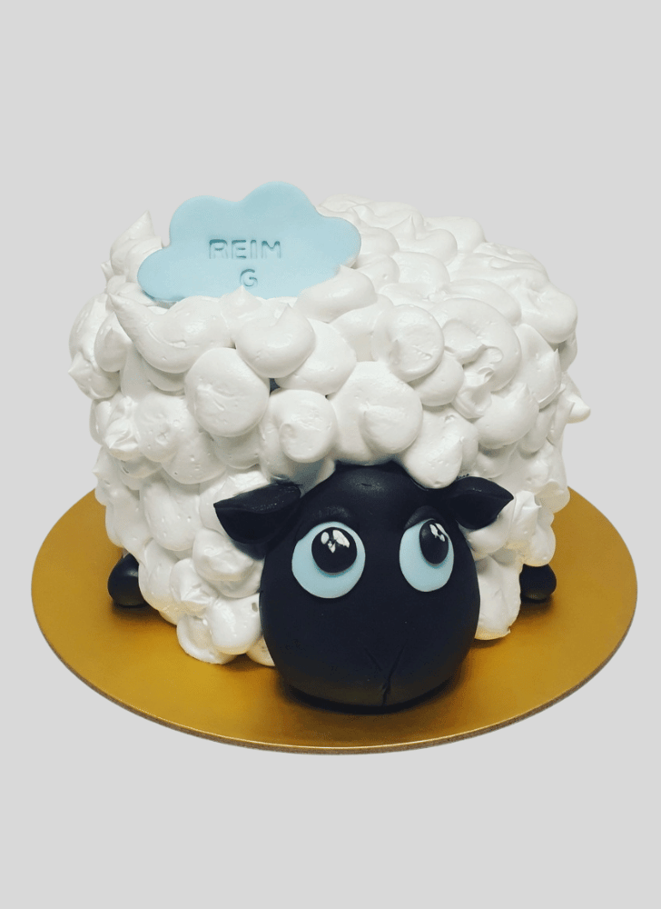 Good Looking Sheep Cake