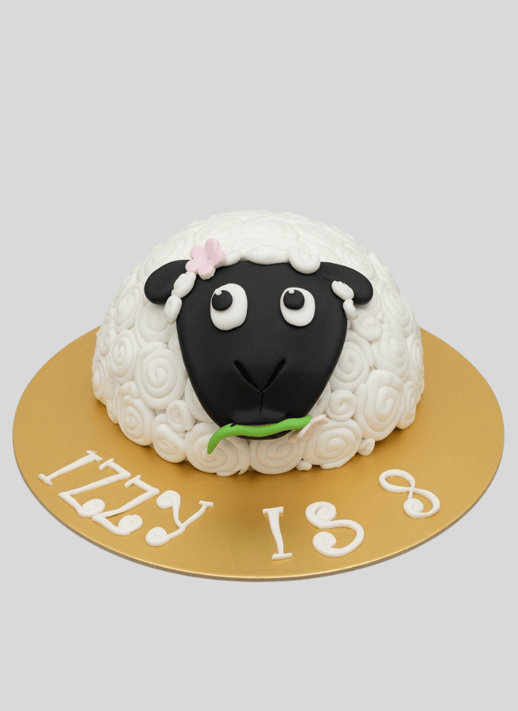 Inviting Sheep Cake