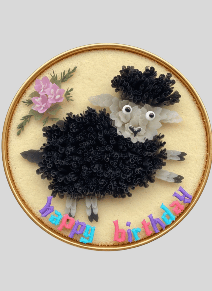 Pretty Sheep Cake
