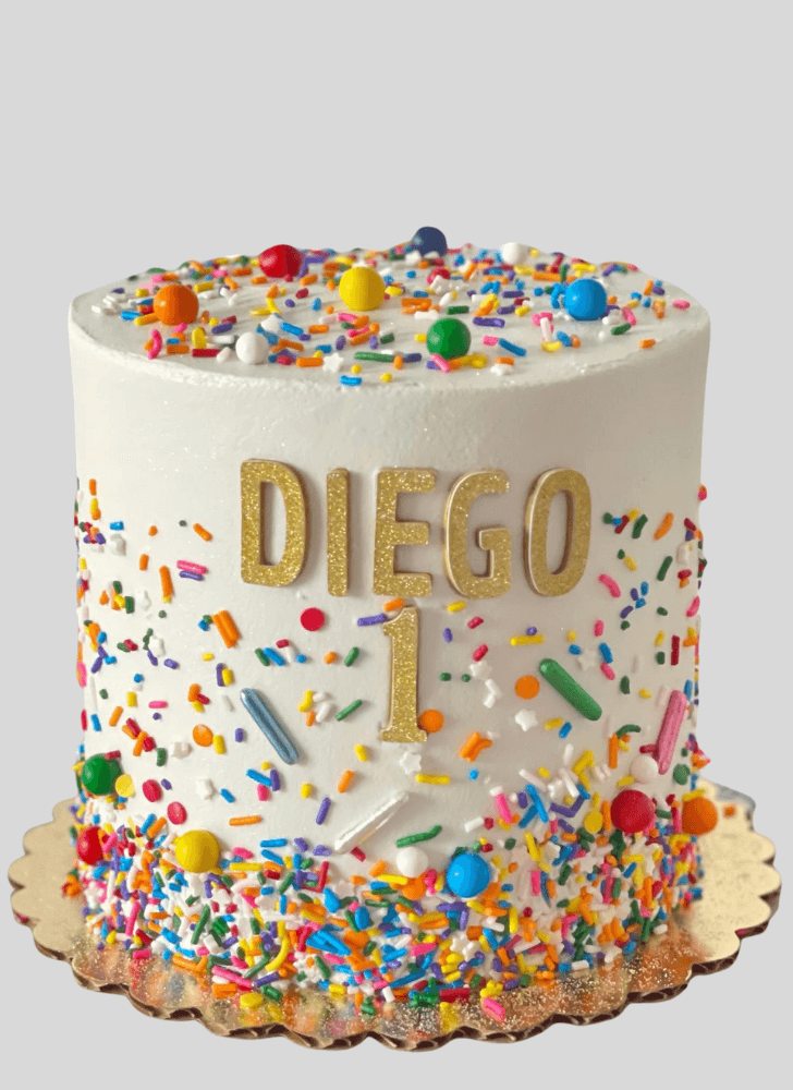 Adorable Sprinkles Cake
