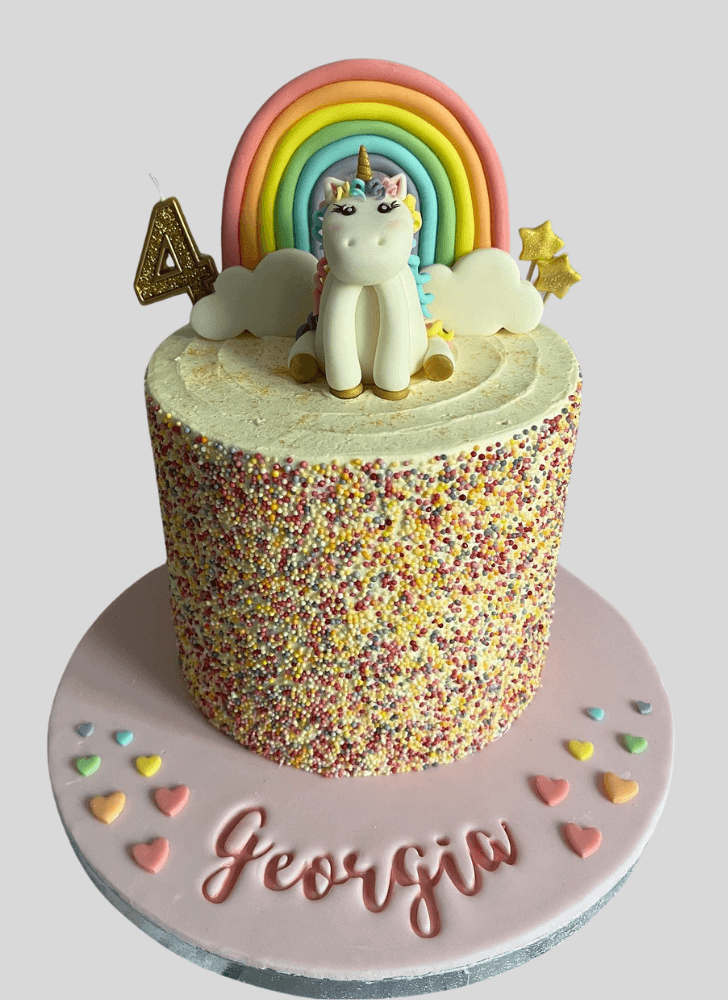 Captivating Sprinkles Cake