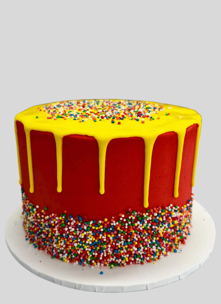 Charming Sprinkles Cake