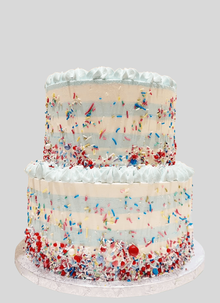 Dazzling Sprinkles Cake