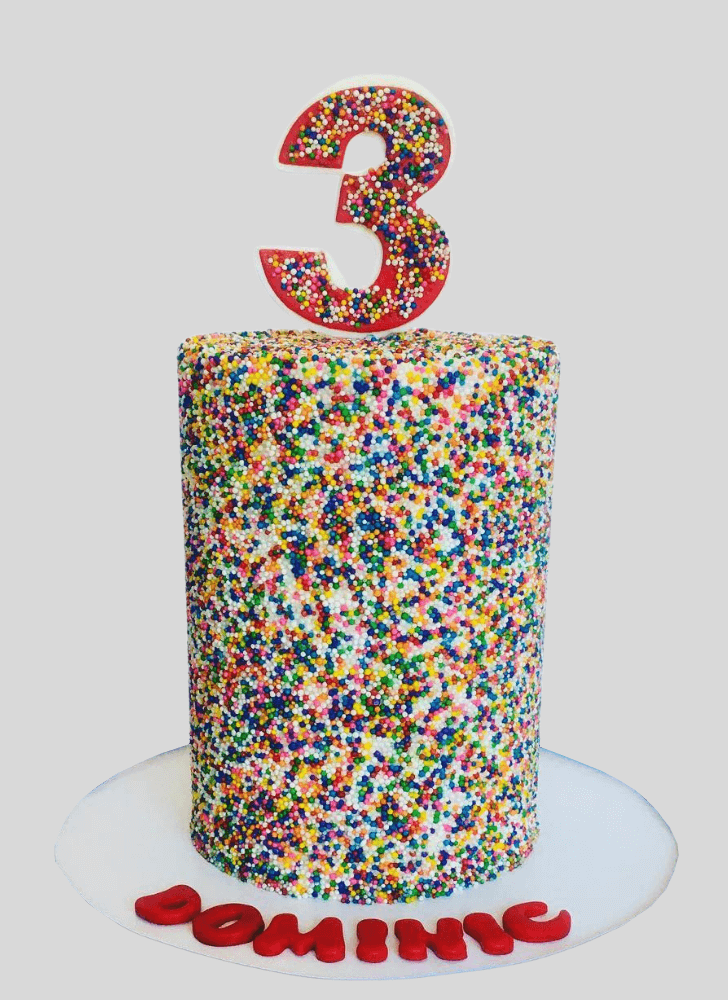 Delicate Sprinkles Cake