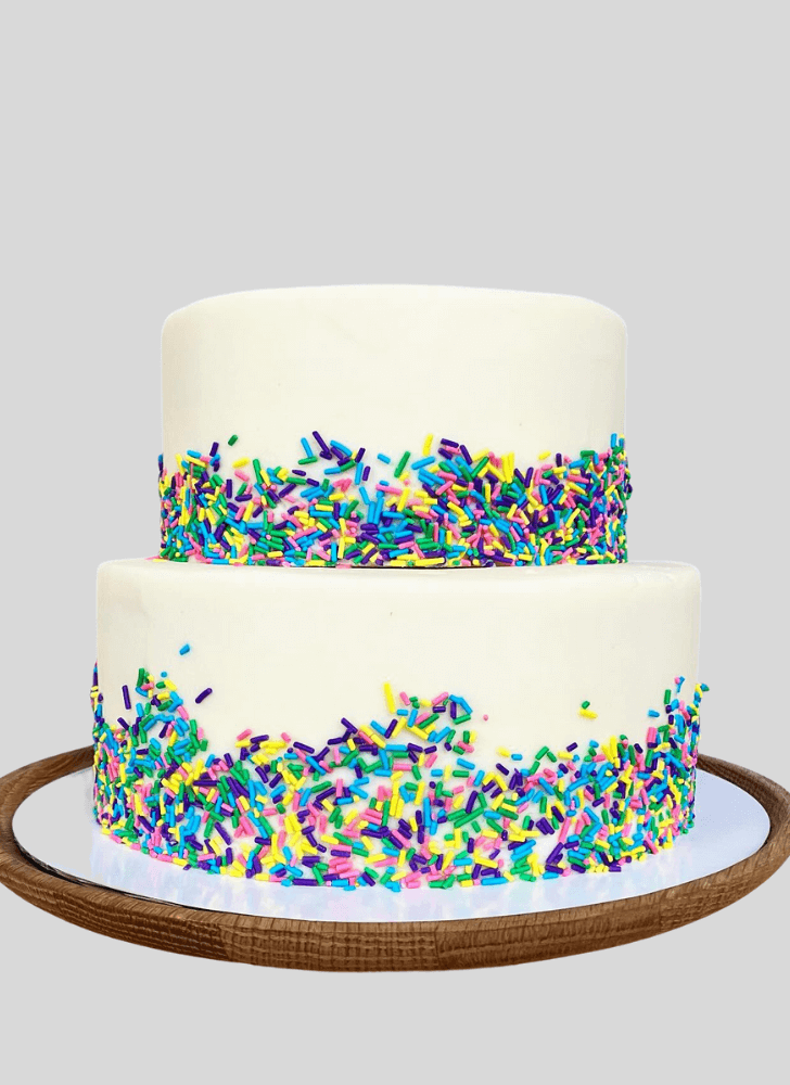 Graceful Sprinkles Cake