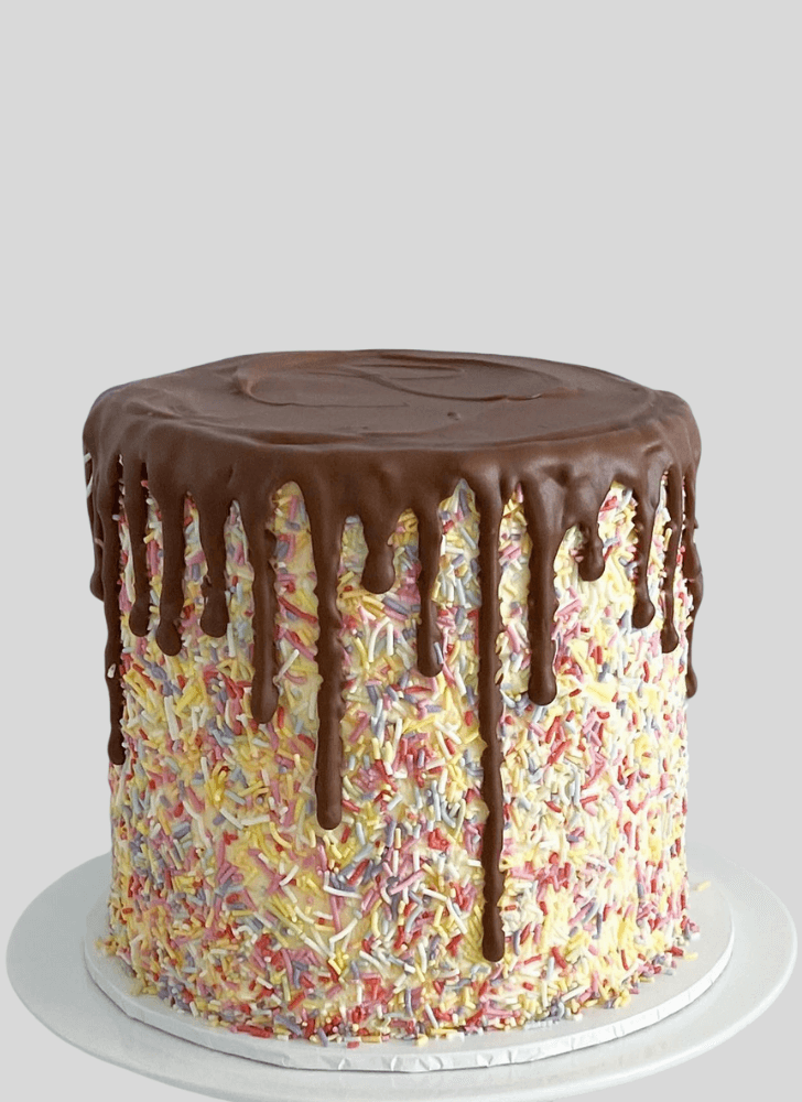 Refined Sprinkles Cake