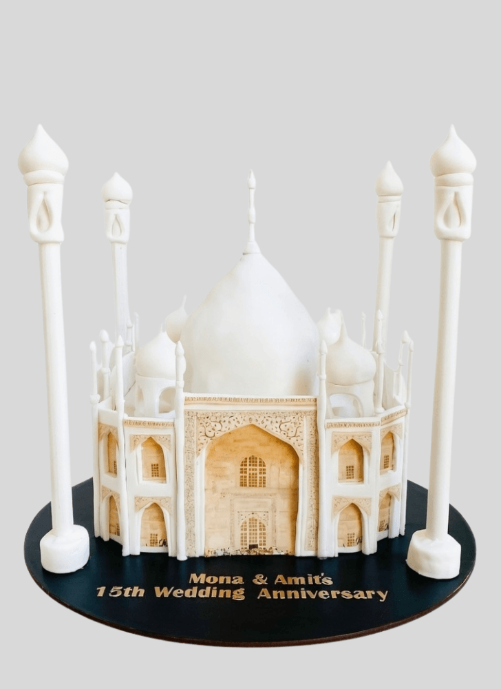 Alluring Taj Mahal Cake
