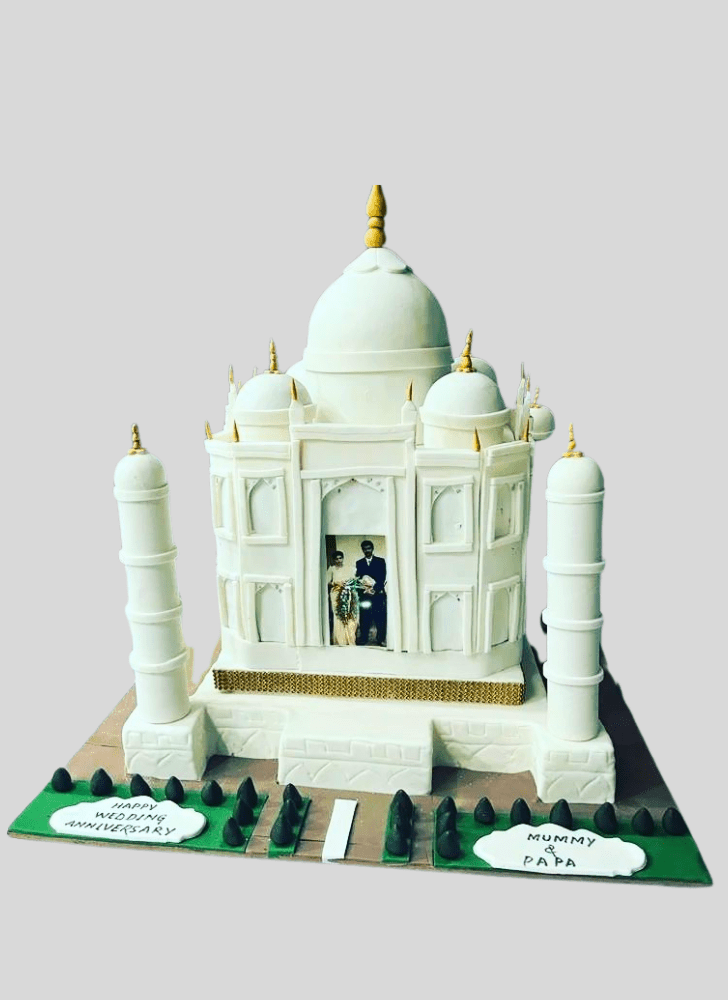 Dazzling Taj Mahal Cake