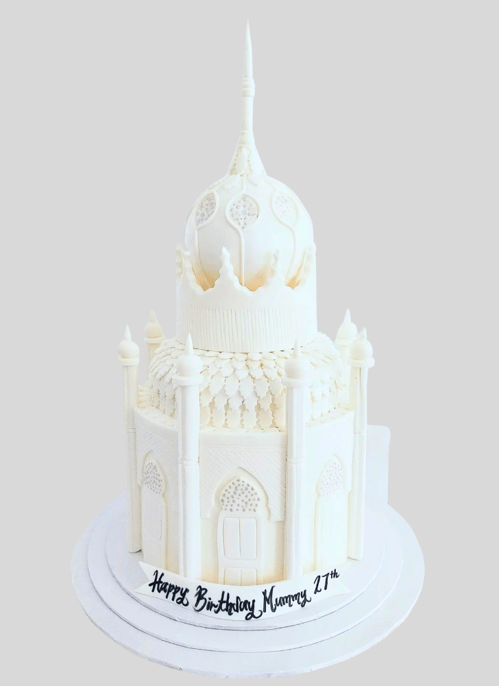 Gorgeous Taj Mahal Cake