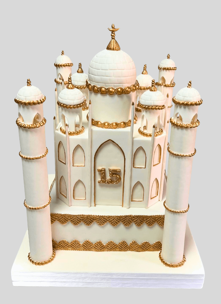 Resplendent Taj Mahal Cake