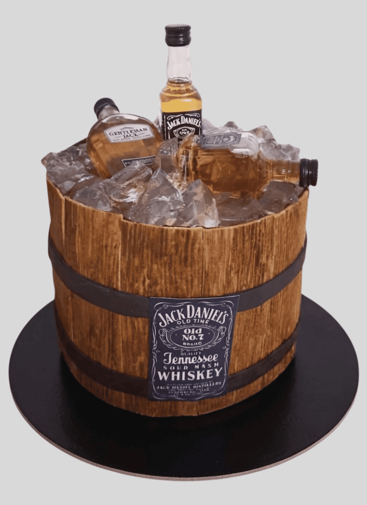 Admirable Alcohol Cake Design