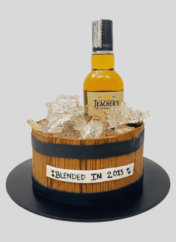 Appealing Alcohol Cake