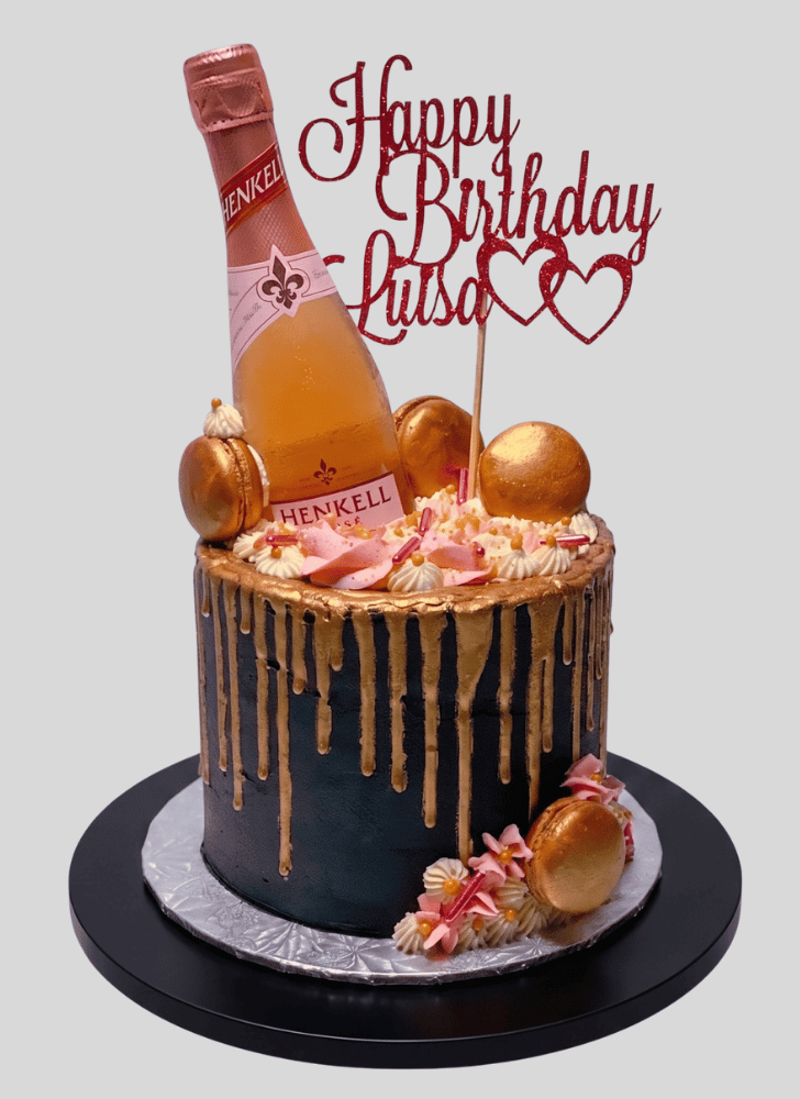 Enticing Alcohol Cake