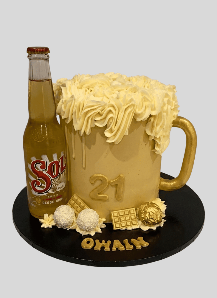 Handsome Alcohol Cake