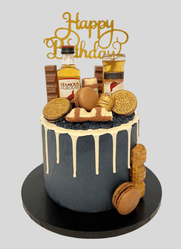 Pretty Alcohol Cake