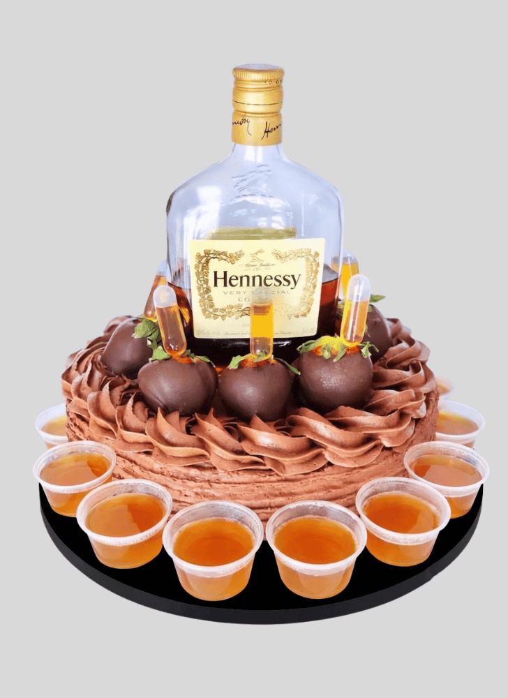 Shapely Alcohol Cake