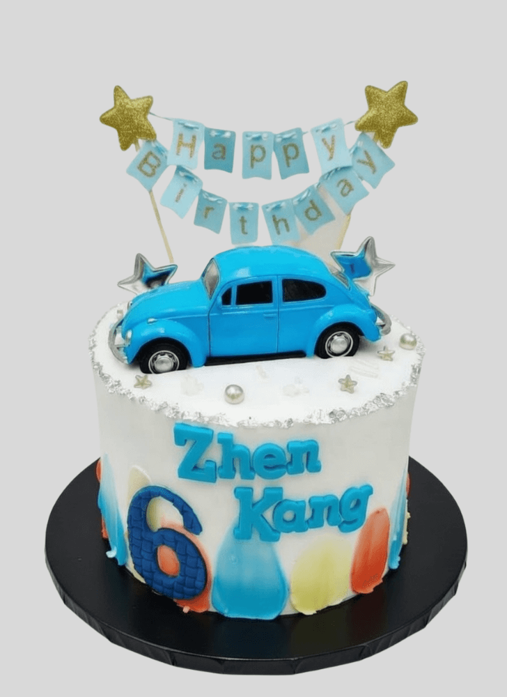 Alluring Beetle Car Cake