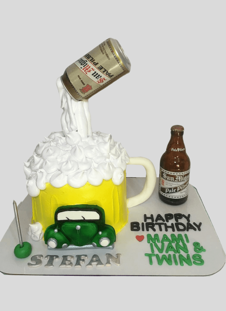 Classy Beetle Car Cake