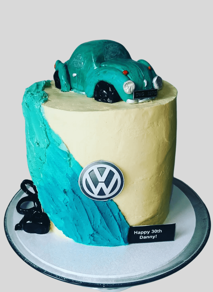 Enthralling Beetle Car Cake