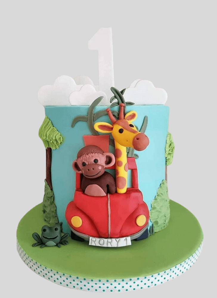 Fascinating Beetle Car Cake